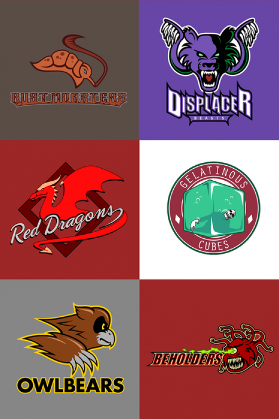 Dungeons and Dragons Sports Teams